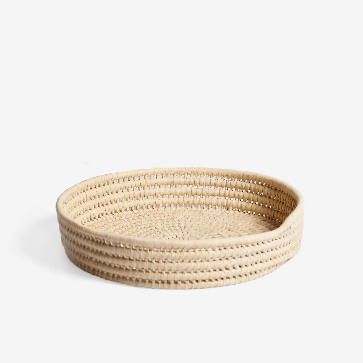 Round Weaved Tray