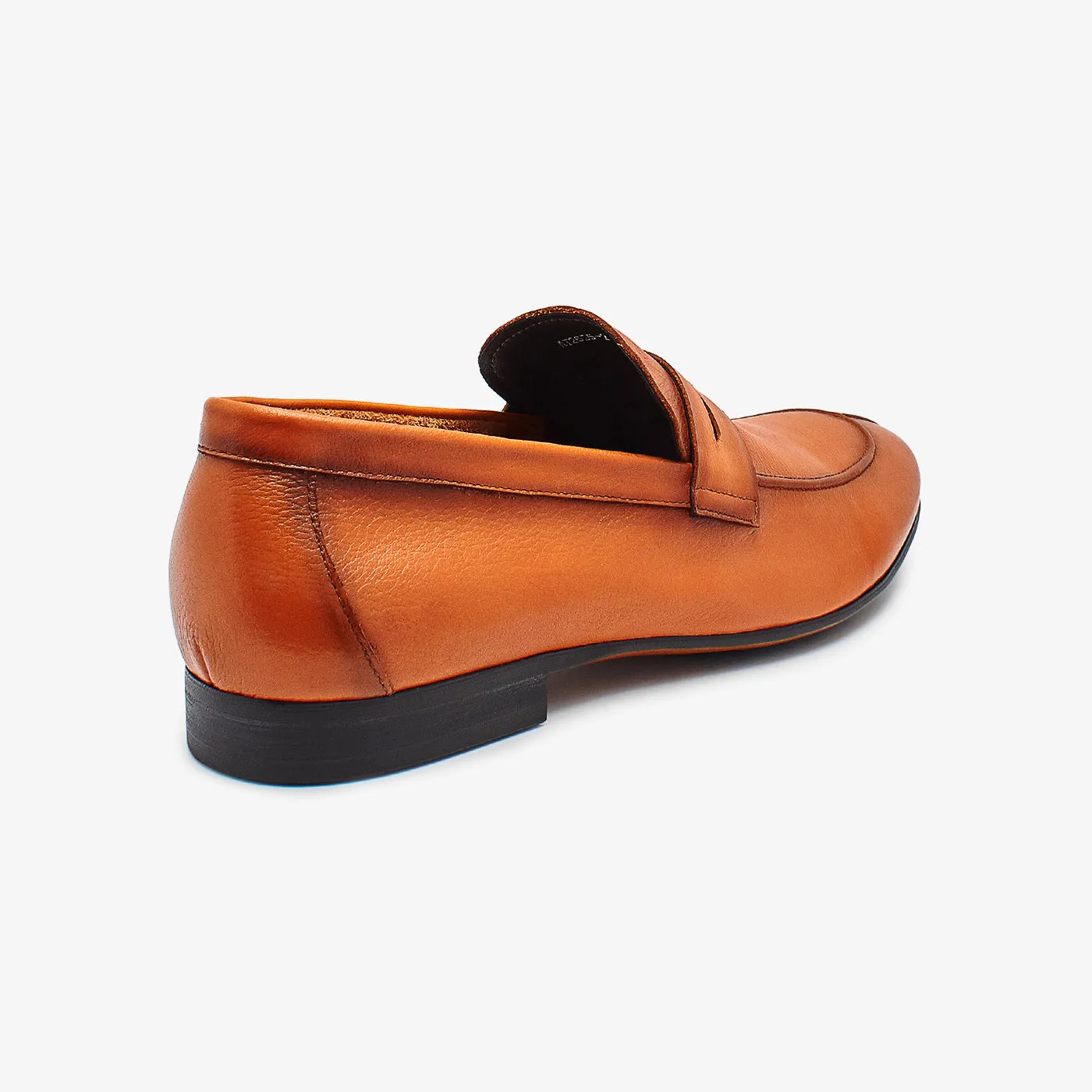 Rustic Leather Loafers For Men