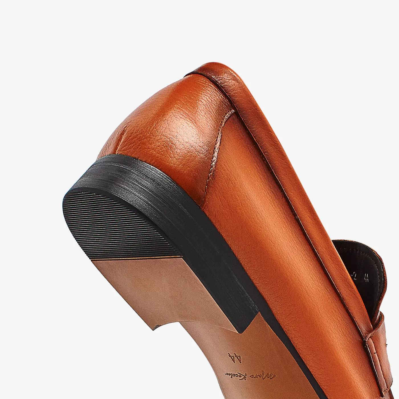 Rustic Leather Loafers For Men