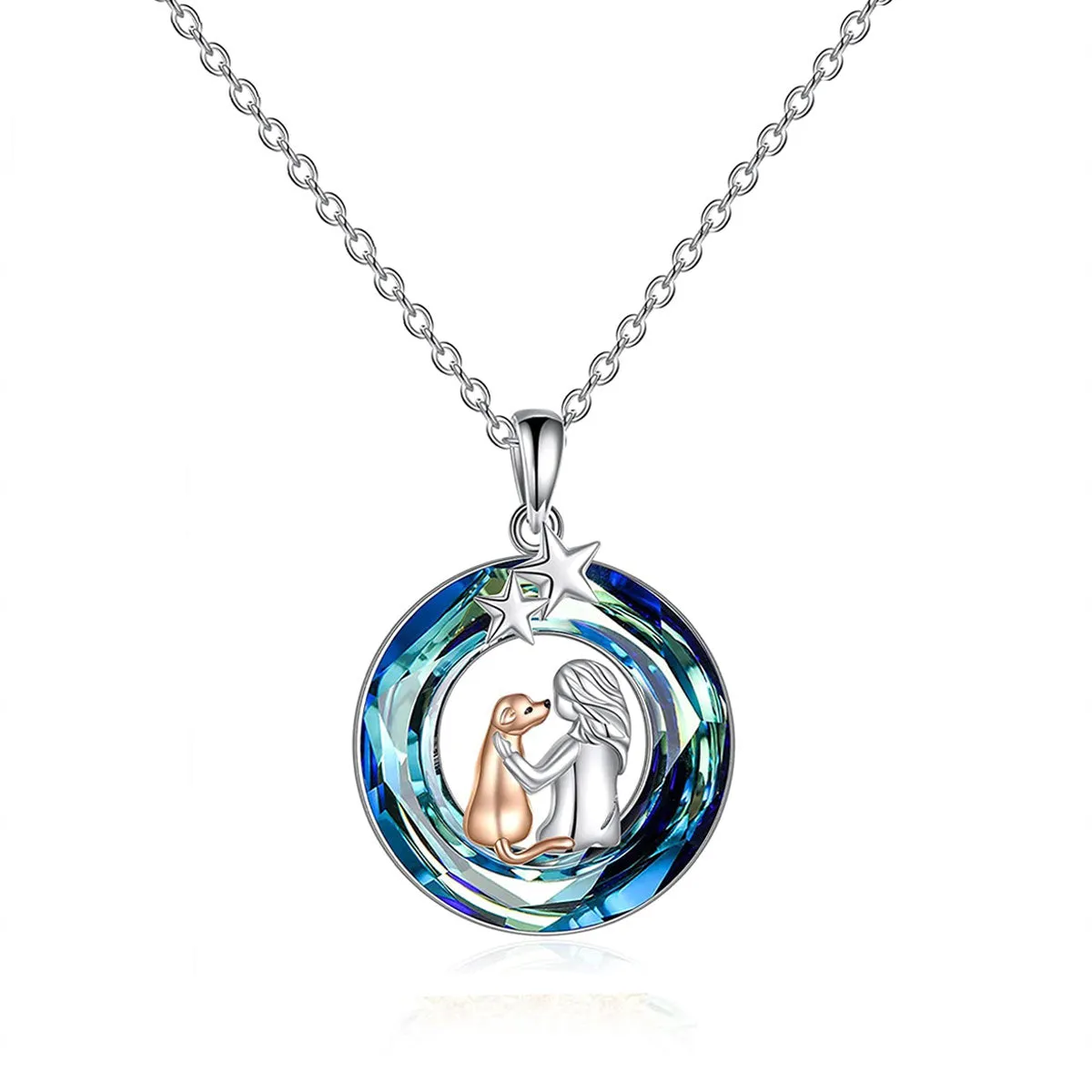 S925 Happiness is a warm puppy Necklace