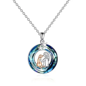 S925 Happiness is a warm puppy Necklace