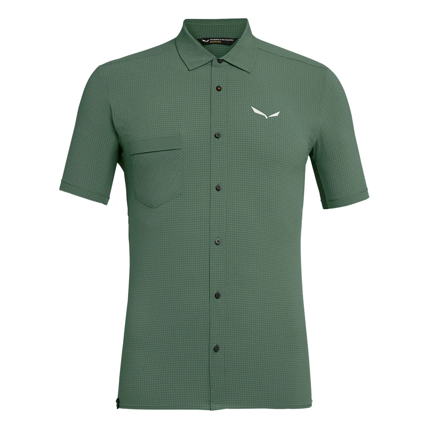 Salewa Puez Minicheck 2 Dry Short Sleeve Shirt ♂