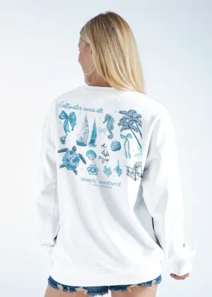 'Saltwater Cures All' Crewneck Pullover by Simply Southern