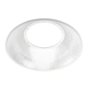 Saxby 106740 Helios Polycarbonate shade for 100W Clear prismatic pc