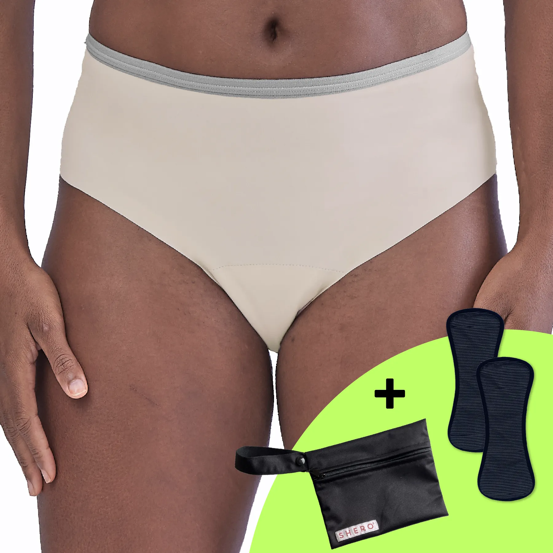 Shero FreeFlo - High Waist / High Cut   2Pad