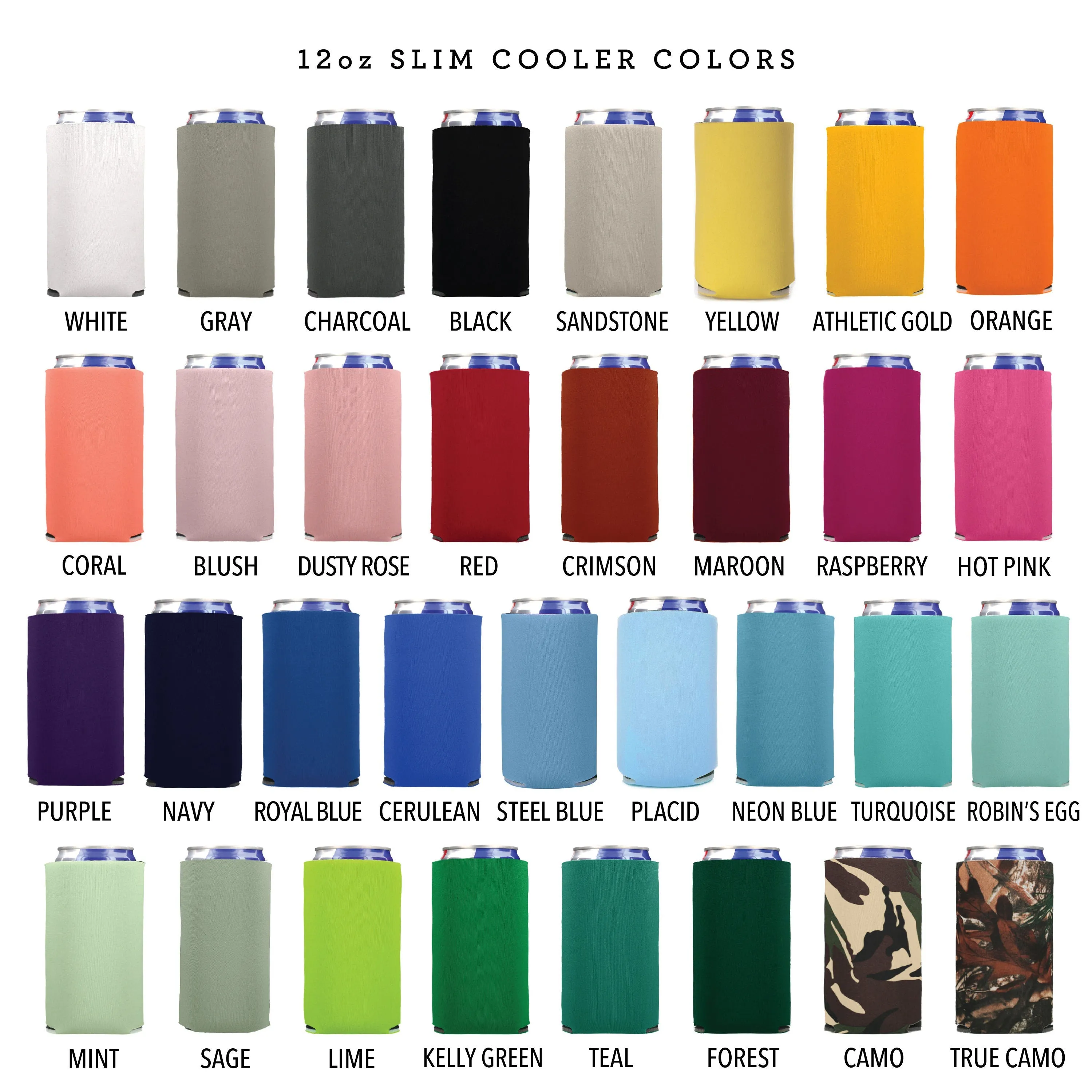 Slim 12oz Wedding Can Cooler #92S - To Have and To Hold