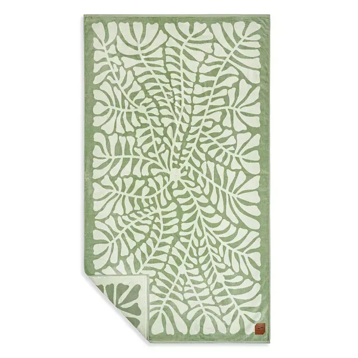 Slowtide Hapa Sage Oversized Beach Towel