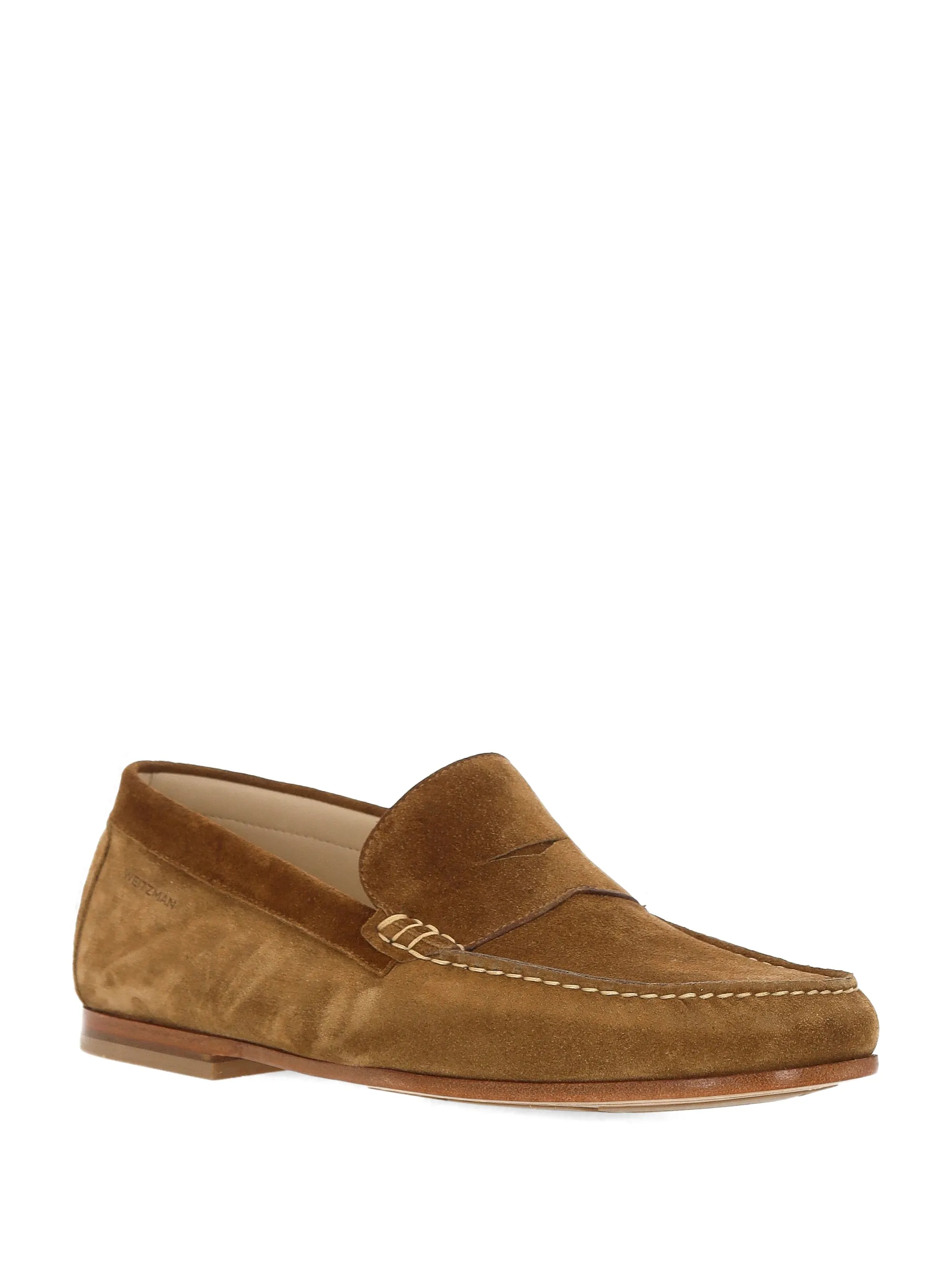Stuart Weitzman Brady Camel Tan Loafers