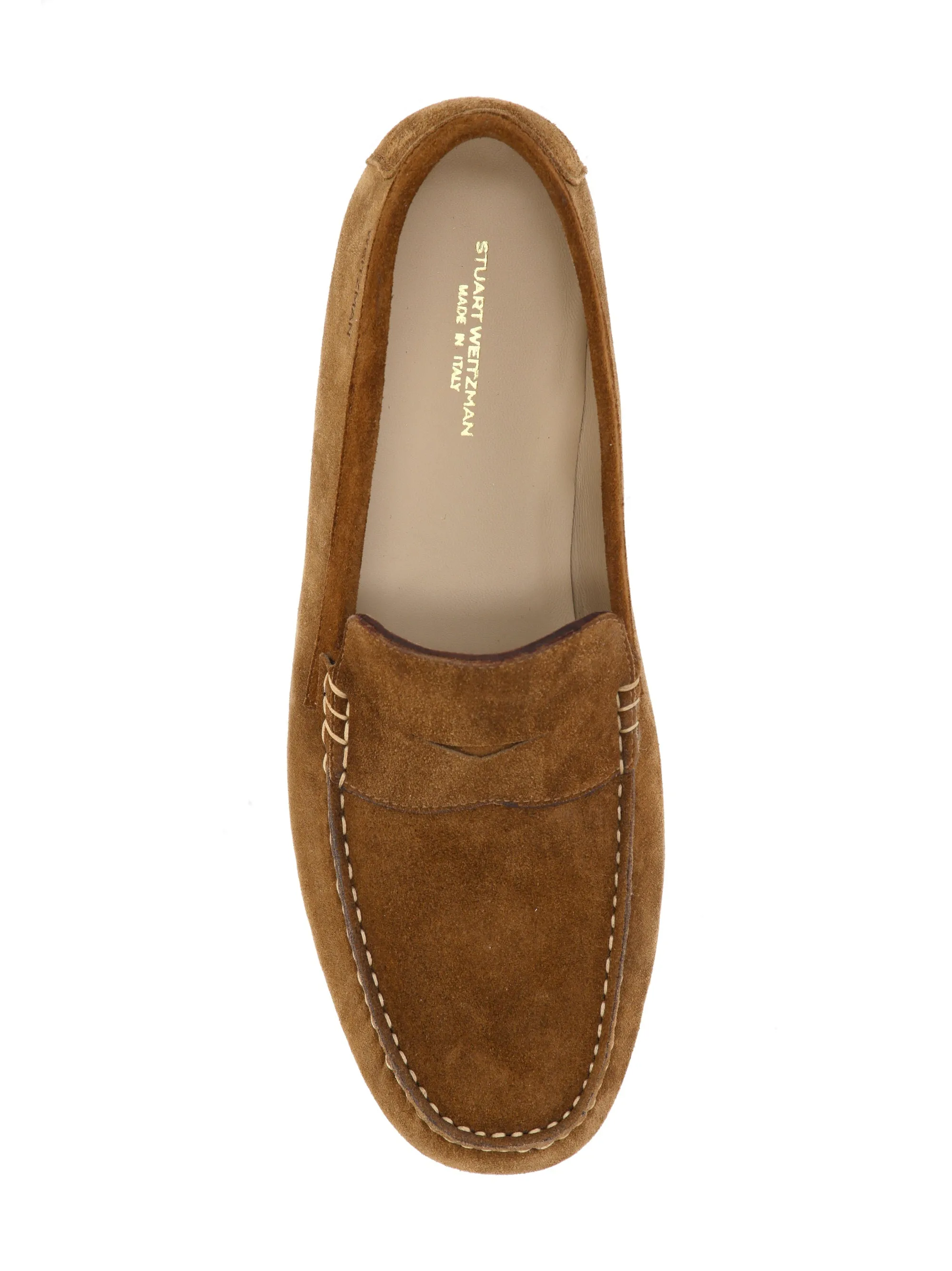 Stuart Weitzman Brady Camel Tan Loafers