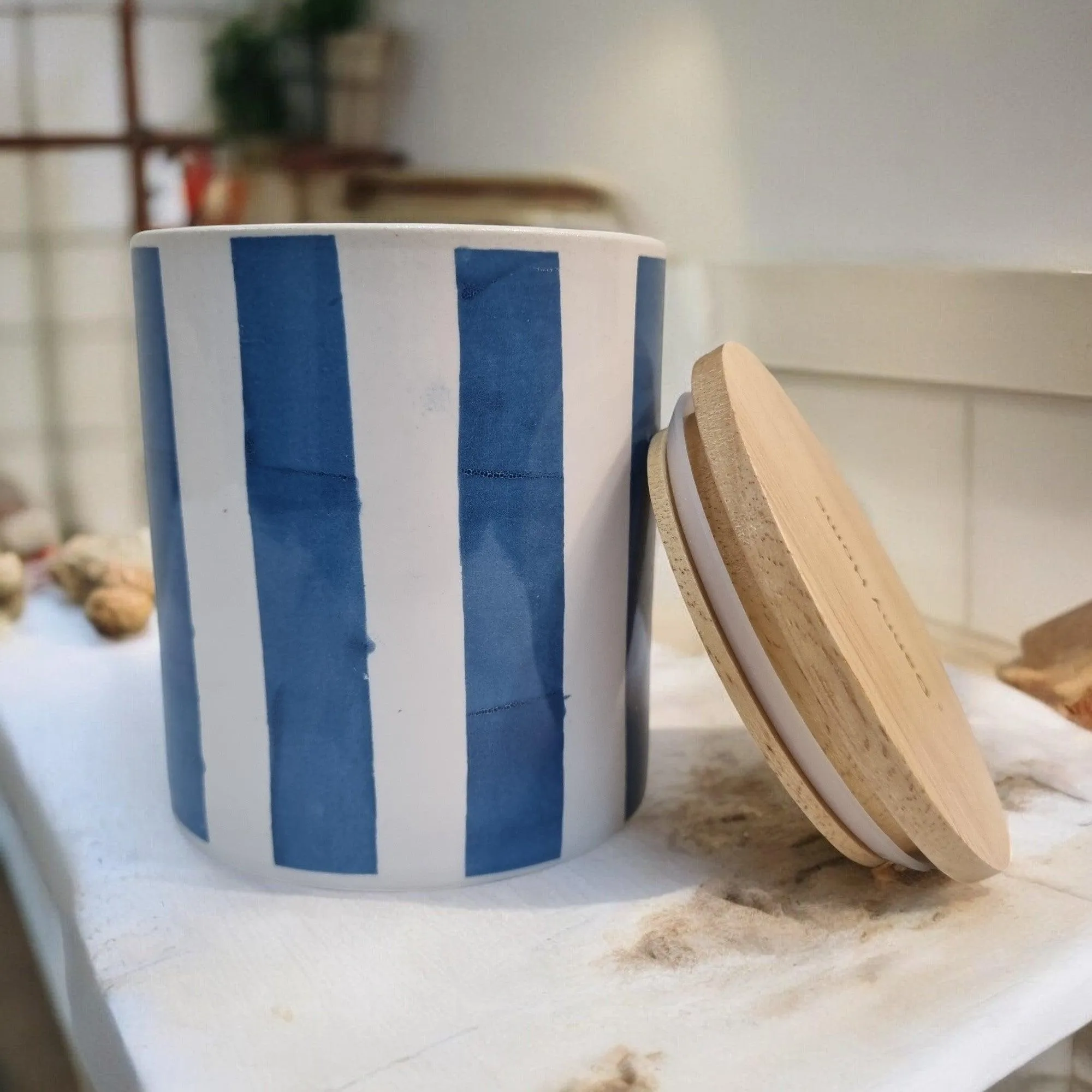Sunshine Rays Storage Jars with Bamboo Lids