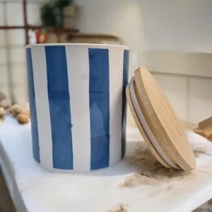 Sunshine Rays Storage Jars with Bamboo Lids