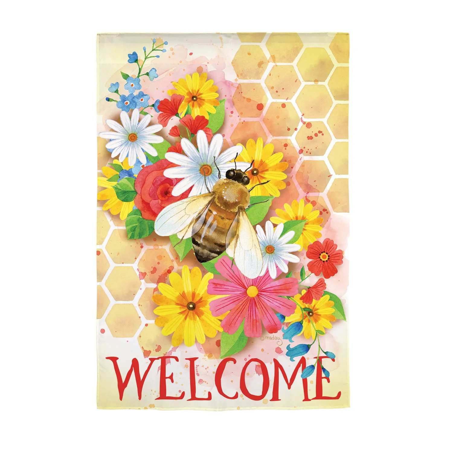 Sweet as Honey Garden Suede Flag,14s9779