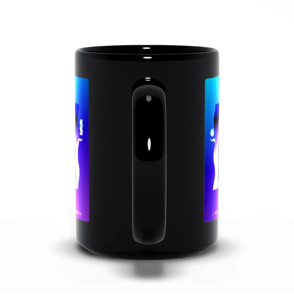 The High Priestess Black Mug