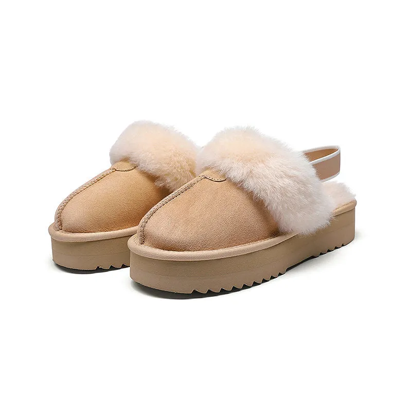 THICK-SOLED ELASTIC STRAP SANDALS 5872
