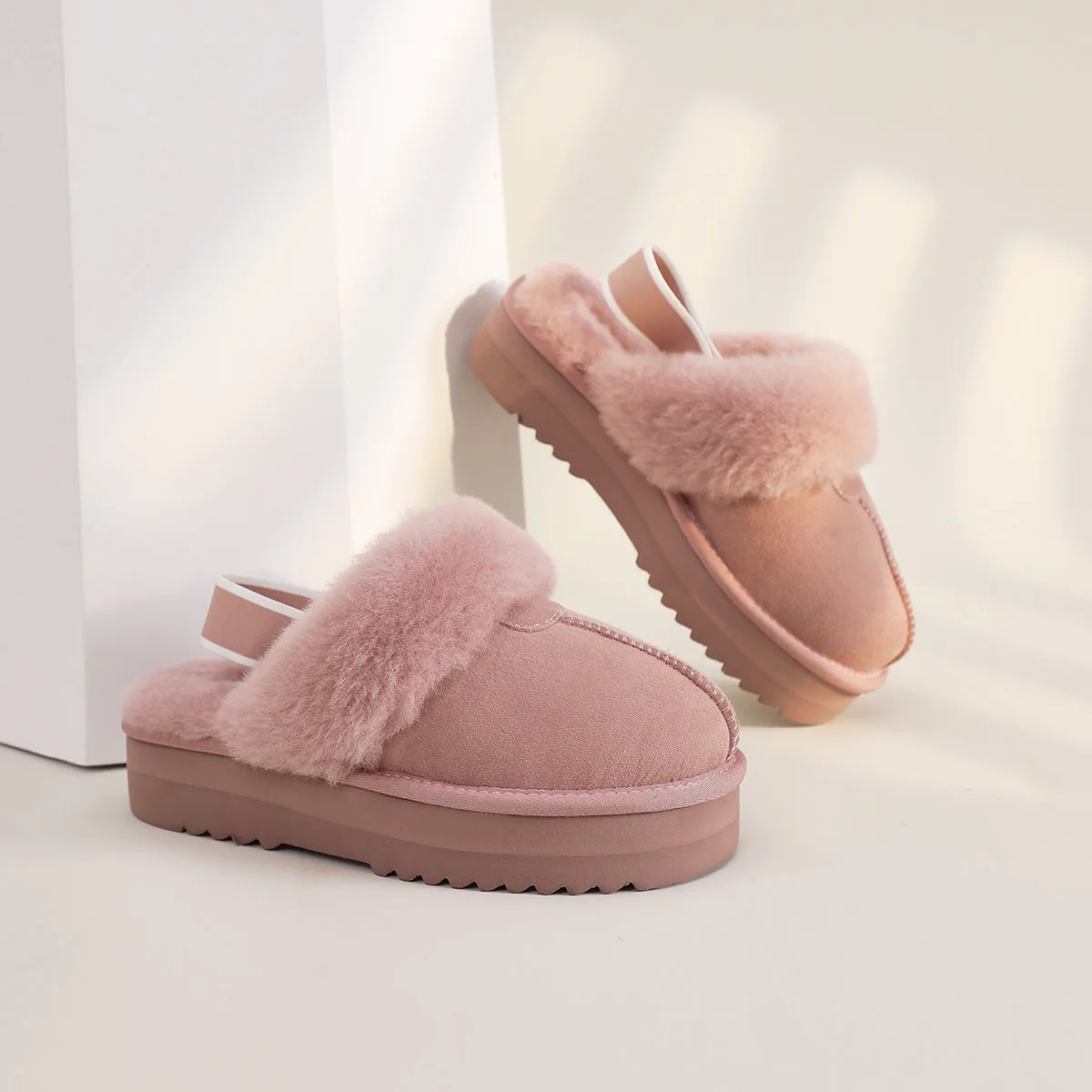 THICK-SOLED ELASTIC STRAP SANDALS 5872