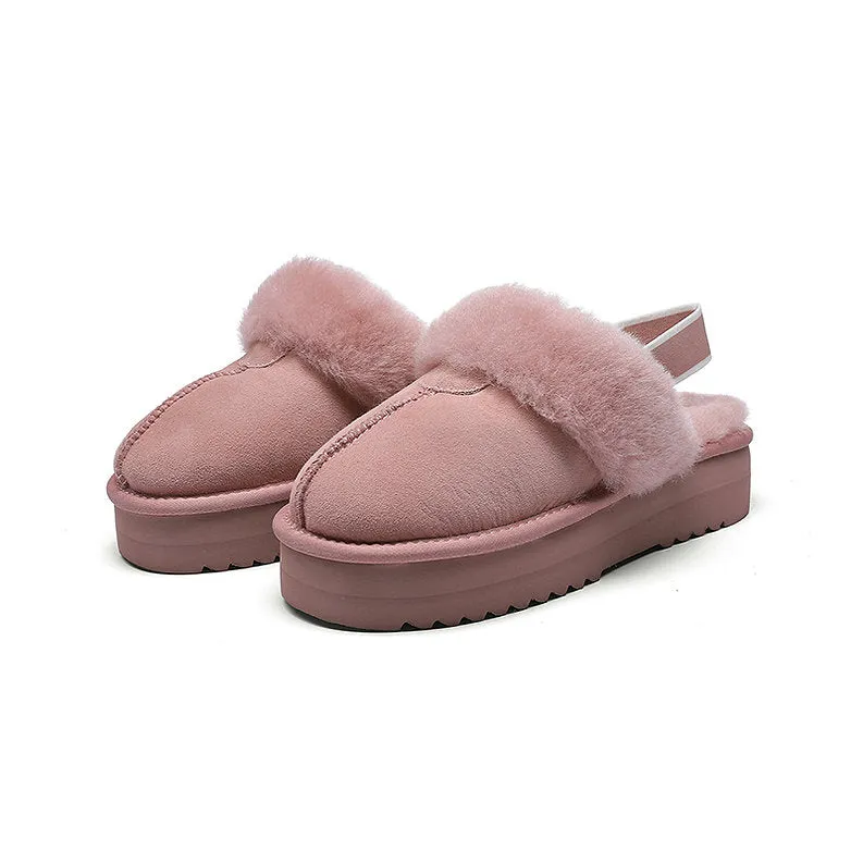 THICK-SOLED ELASTIC STRAP SANDALS 5872