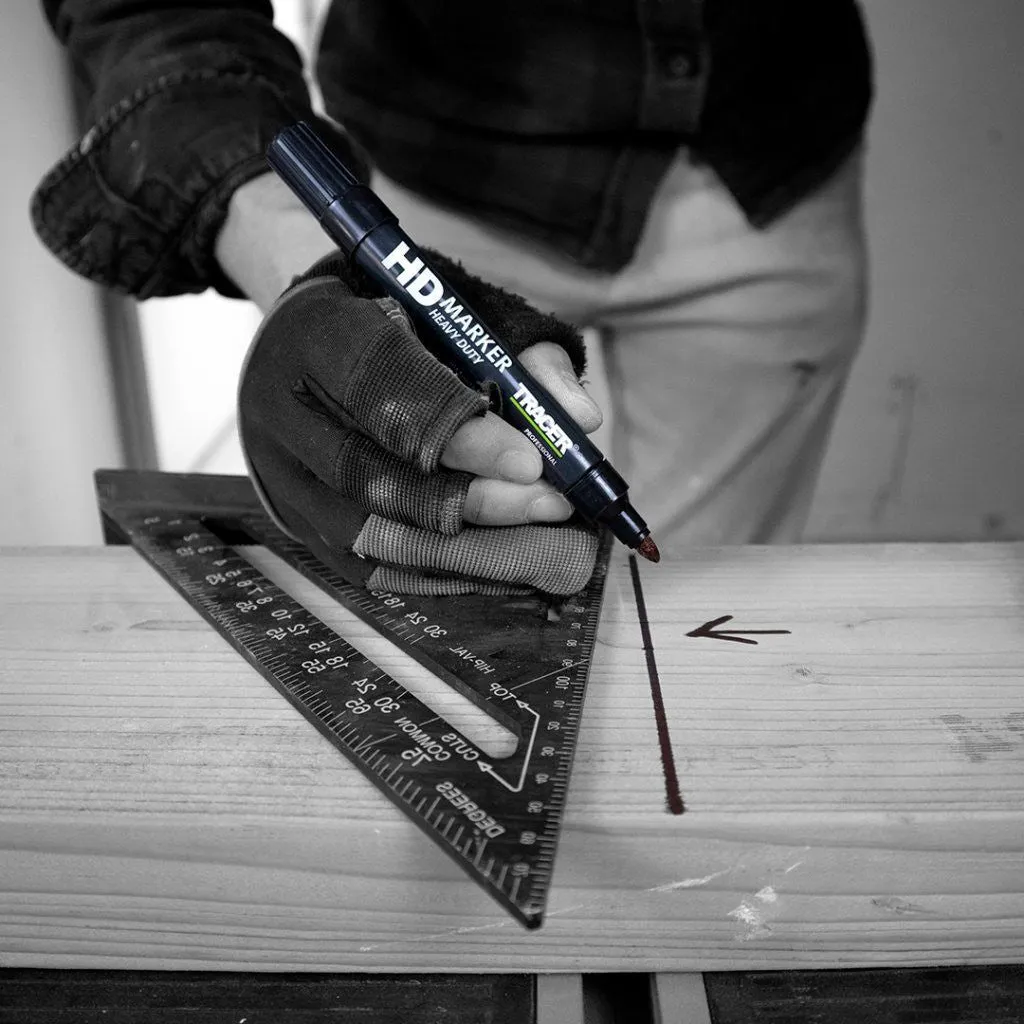 Tracer APM1CDU Bullet Point Permanent Marker - Black