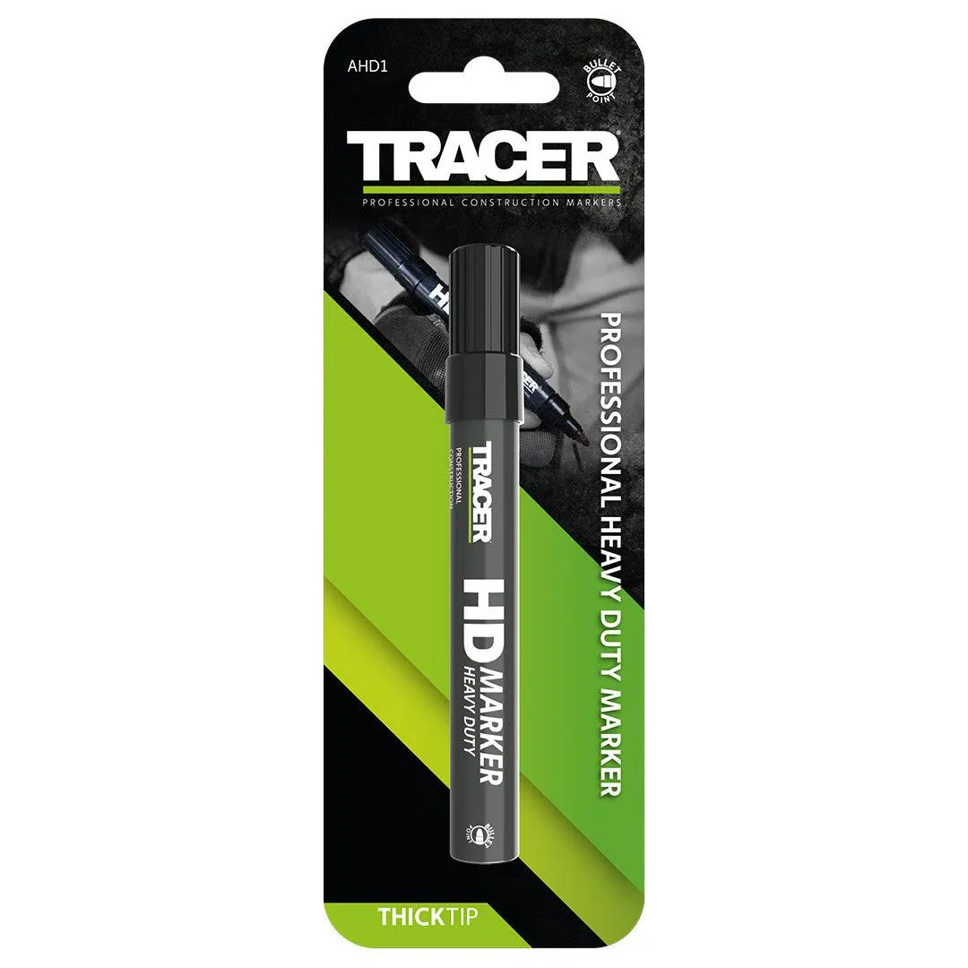 Tracer APM1CDU Bullet Point Permanent Marker - Black
