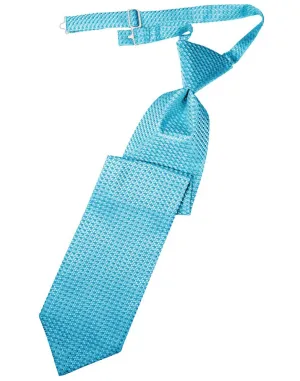 Turquoise Venetian Kids Necktie