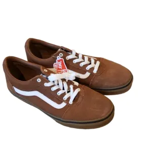 Vans Herringbone Dachshund Gum Brown Sneakers NEW
