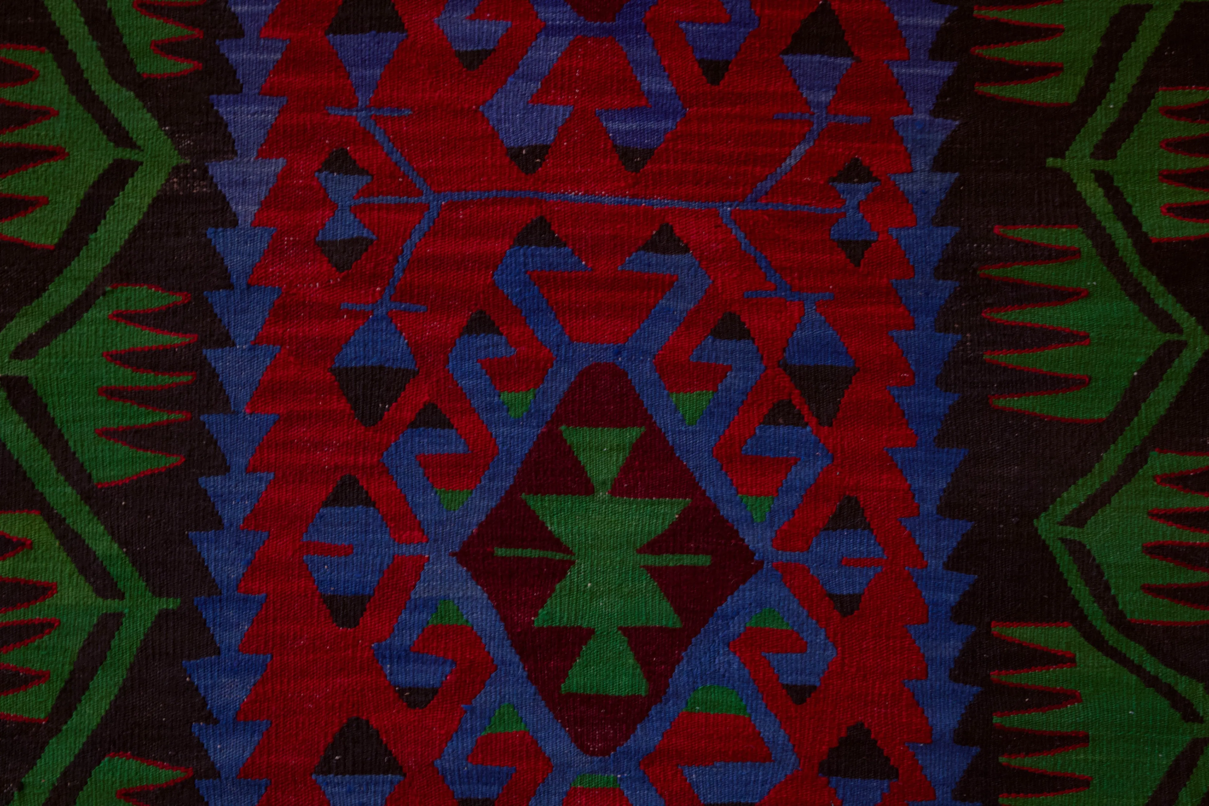 Vintage Oushak Kilim Rug 3'x4'5"