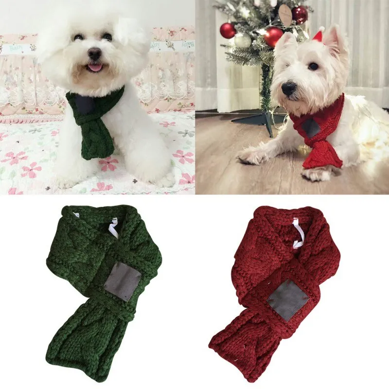 Warm Christmas Scarf  for Pets