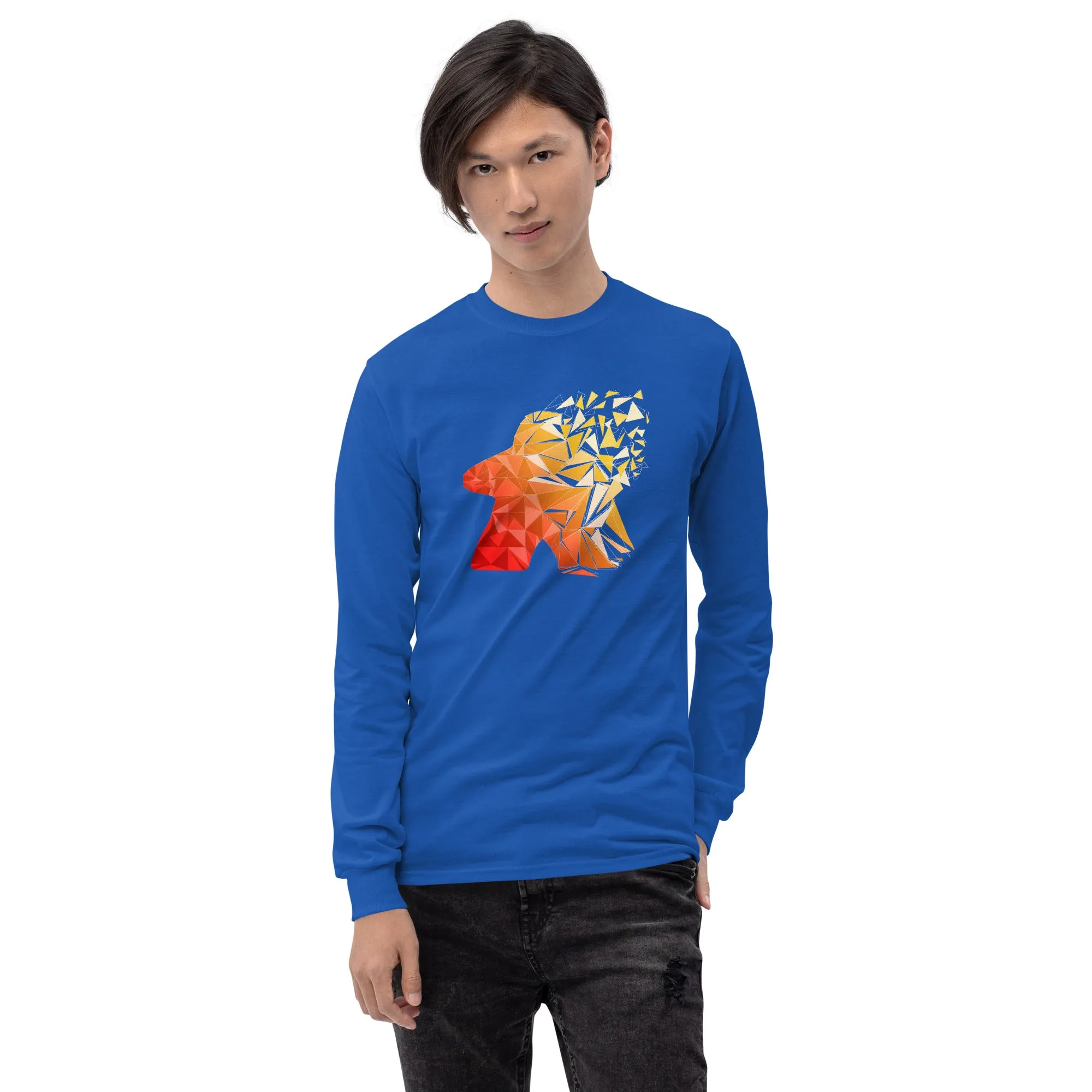 Warm Fragmented Meeple Longsleeve T-Shirt