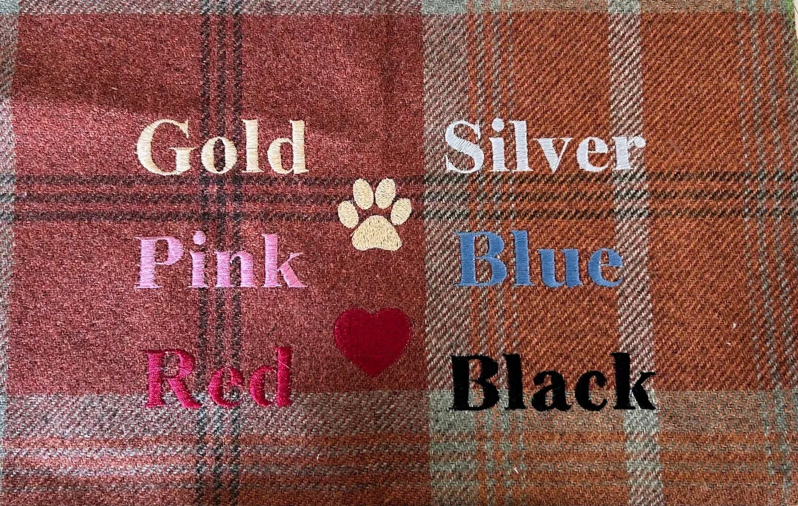 Warm Spice Tartan Doggy Den Bed