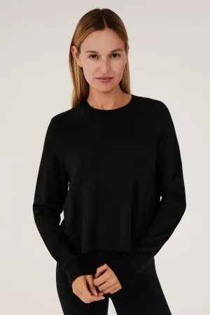 Warm Up Crop Fleece Sweatshirt