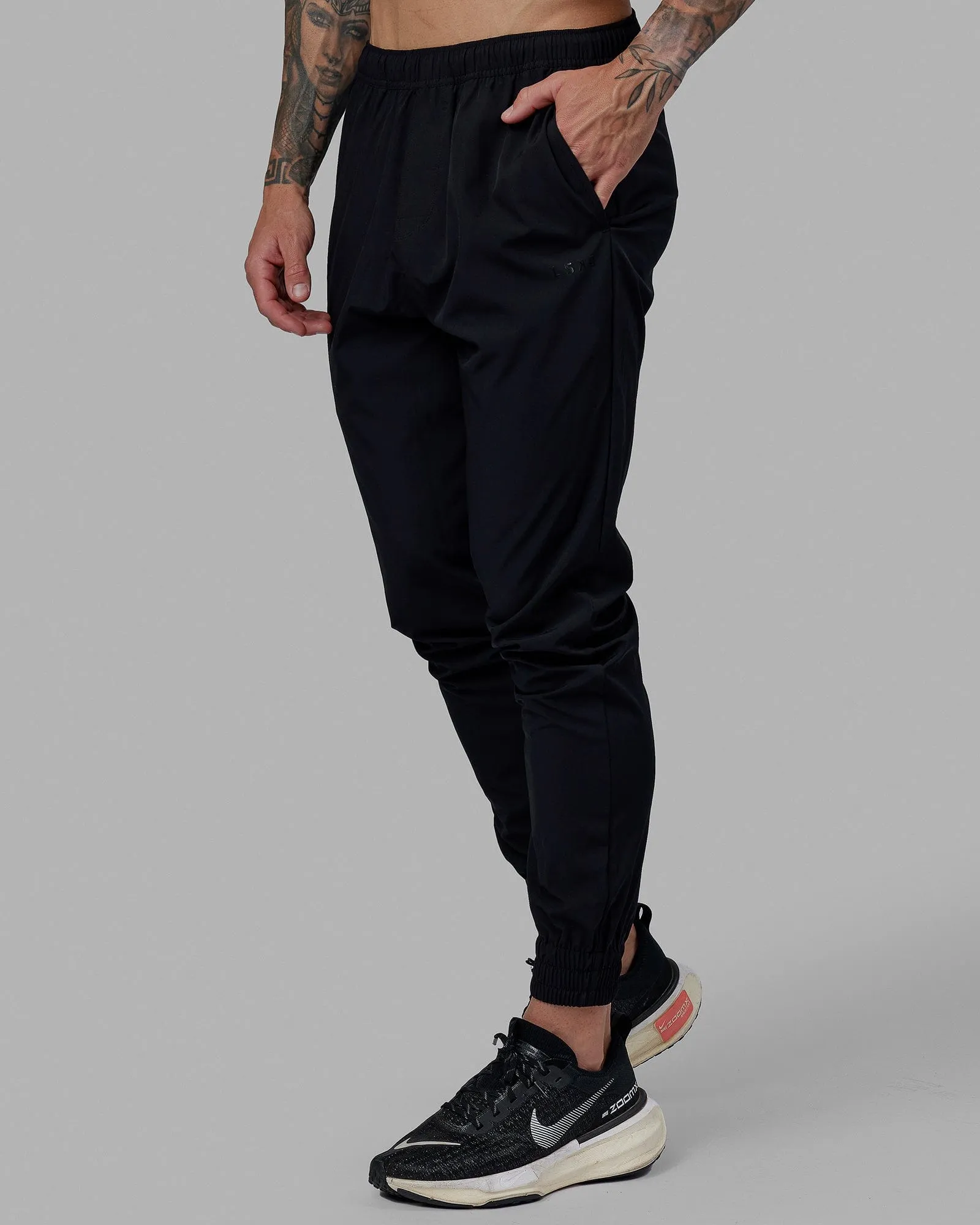 Warm Up Zip Cuff Performance Pant - Black