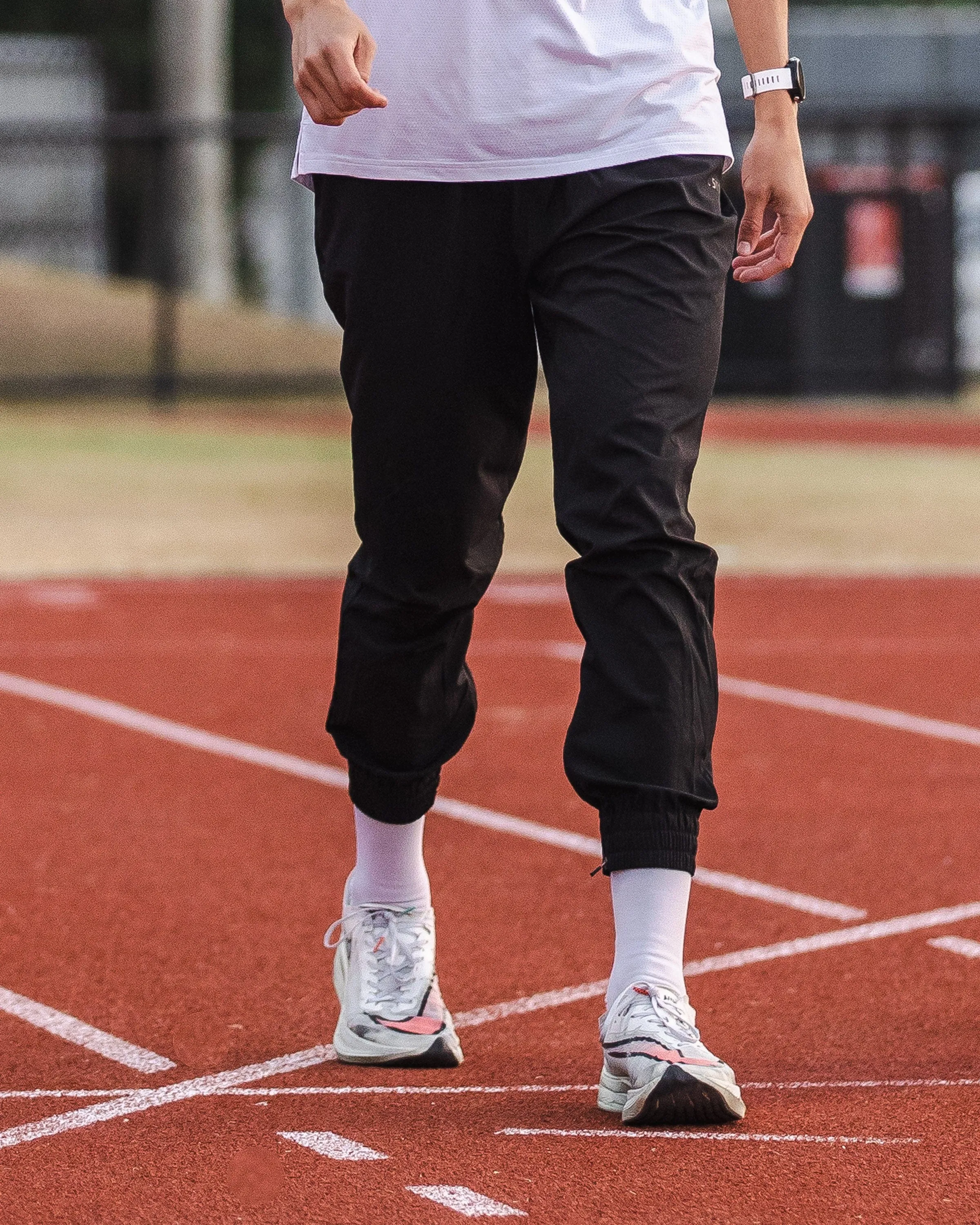 Warm Up Zip Cuff Performance Pant - Black