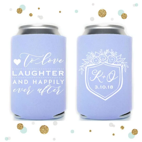 Wedding Crest  - Wedding Can Cooler #70R