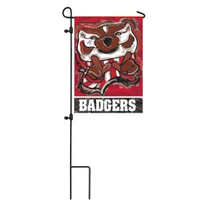 Wisconsin Mascot, Suede GDN Justin Patten,14s984jpab