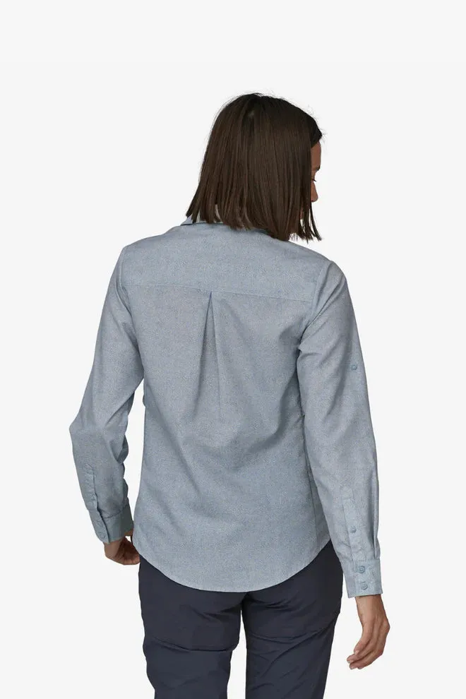 Women's Patagonia | Long Sleeve Self Guided Hiking Shirt | Steam Blue