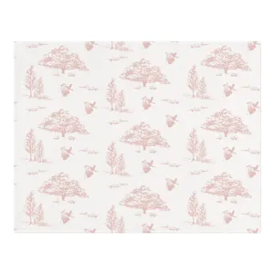 Woven Placemat - Toile Pink