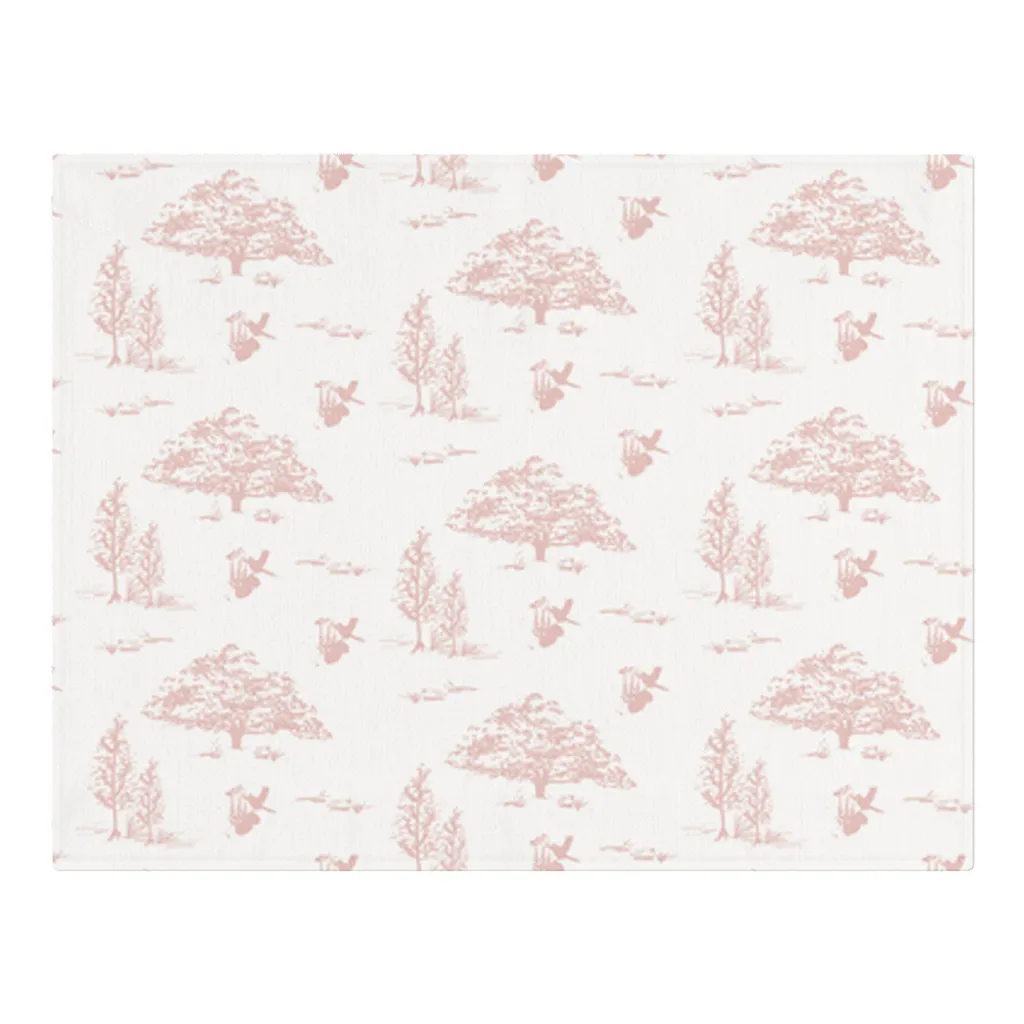 Woven Placemat - Toile Pink