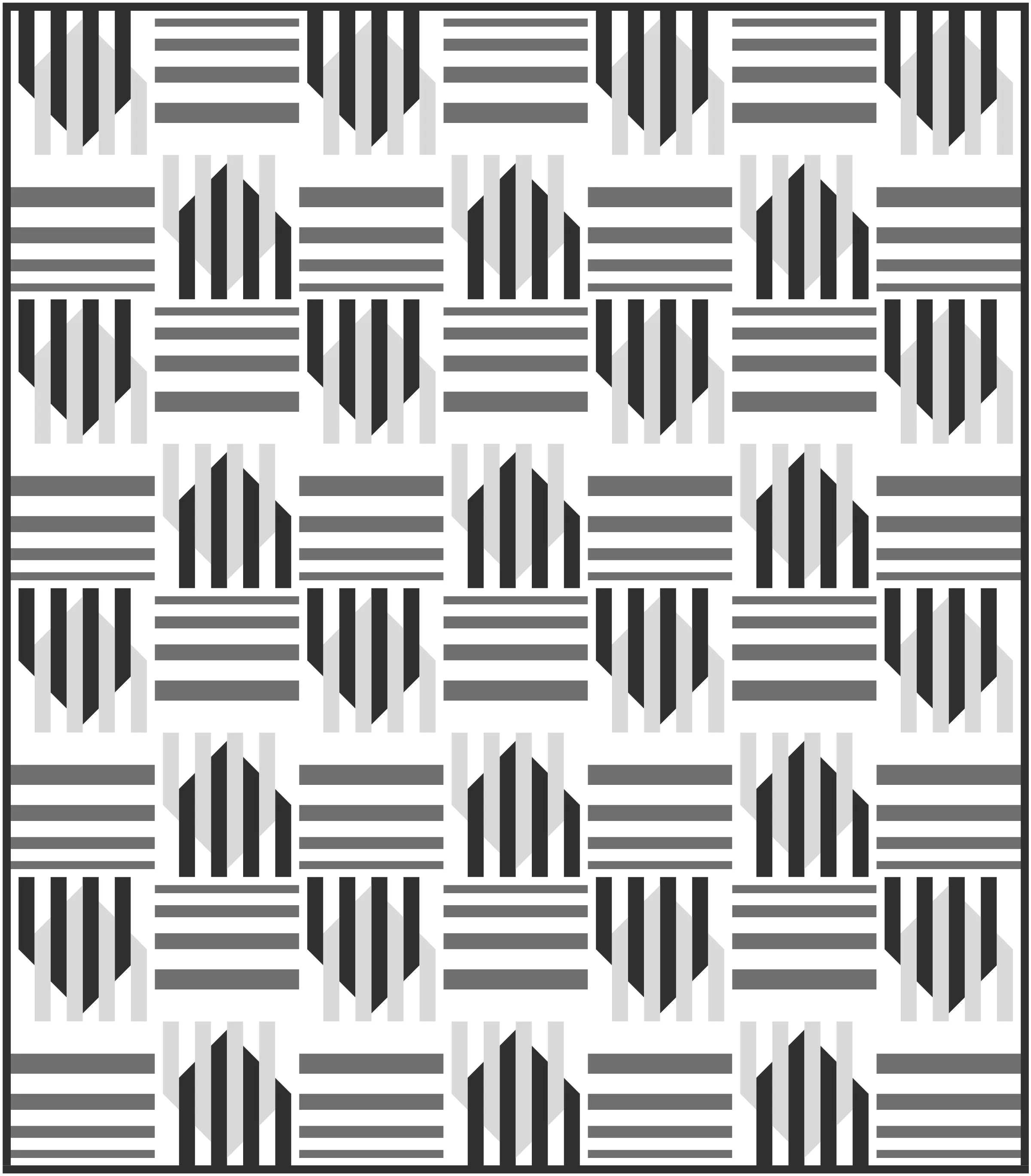 Woven Quilt Block Pattern