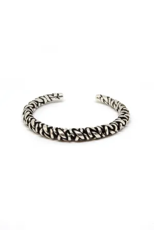 Woven Sterling Silver Cuff
