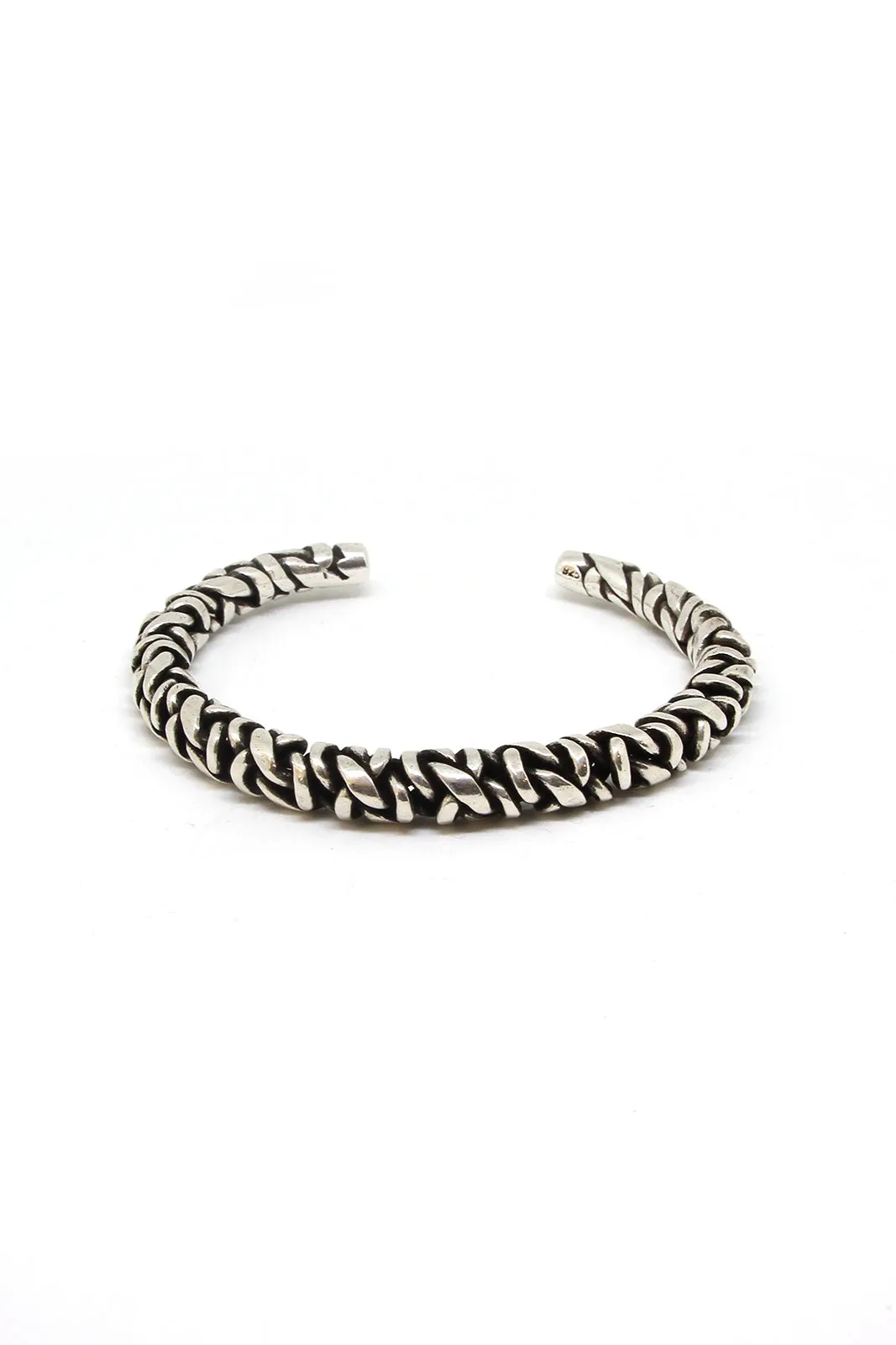 Woven Sterling Silver Cuff