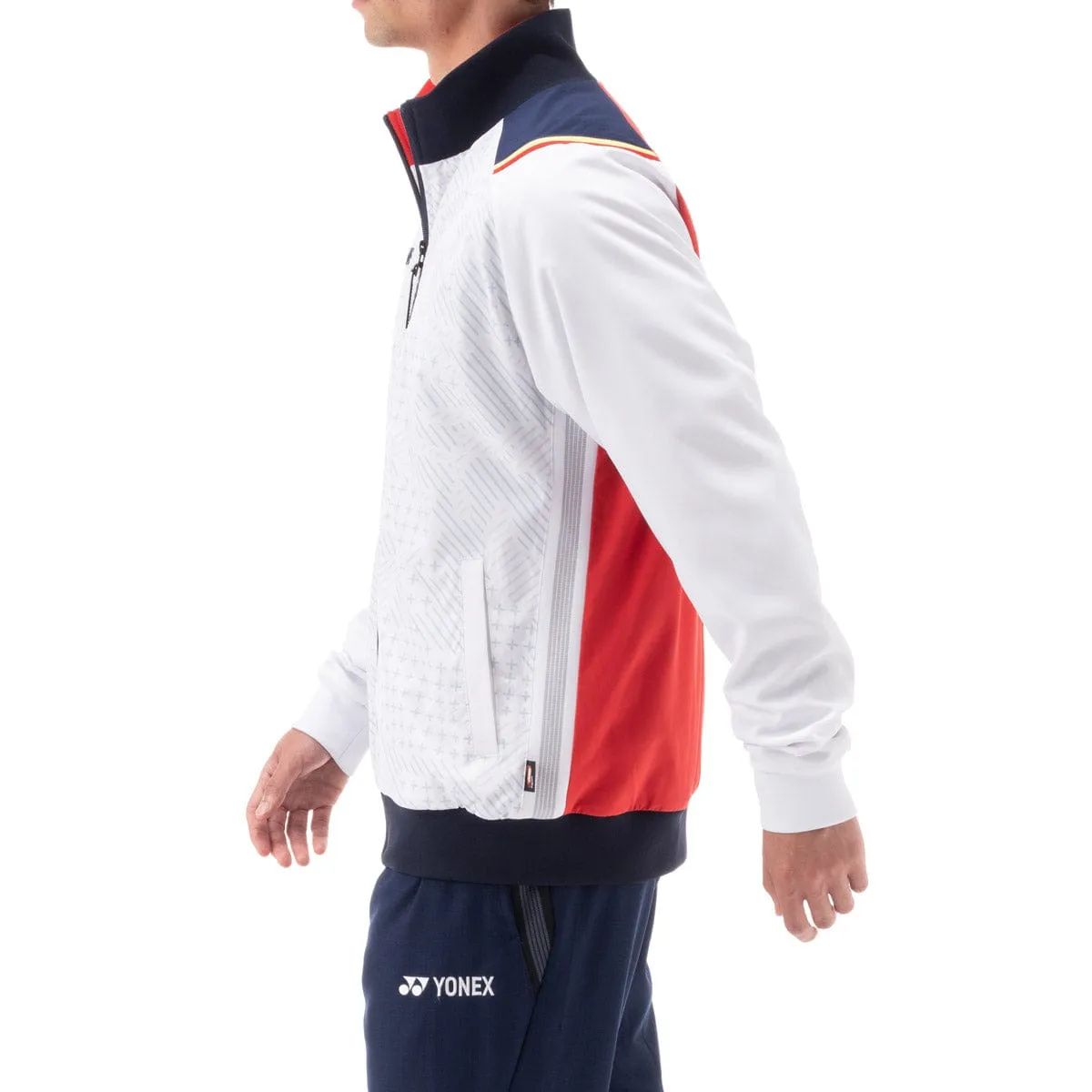 Yonex 70090 Tracksuit Warm-Up Jacket - White